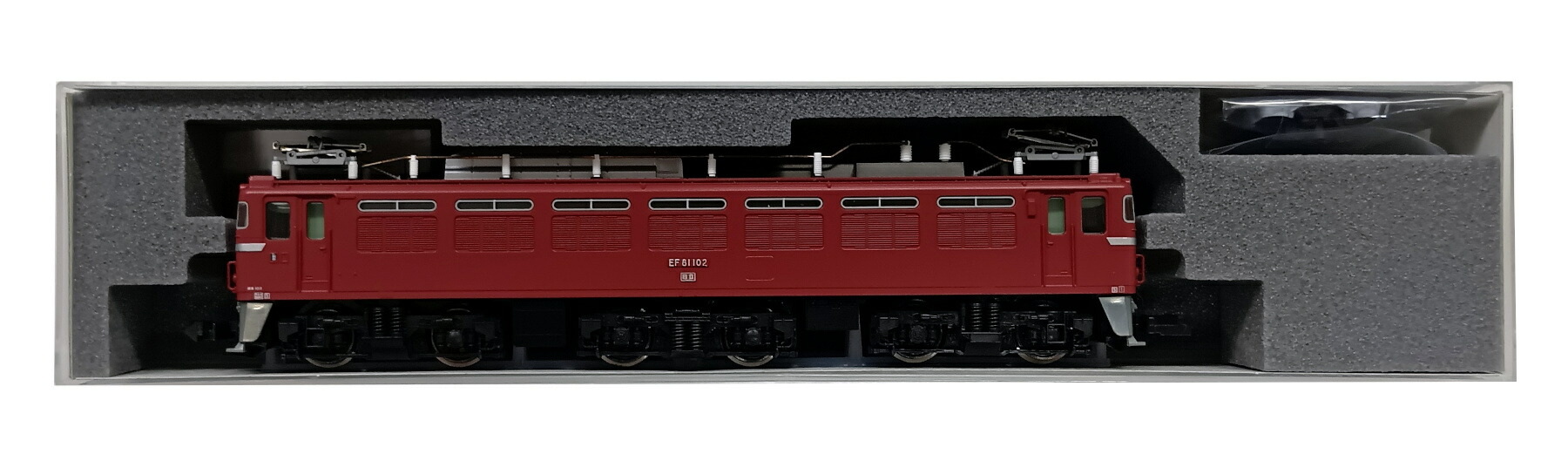 【中古】Nゲージ KATO(カトー)  <br>電気機関車 <br>KATO京都駅店 区名札入特製品 EF81-102 一般色 敦賀第二機関区 <br>【C】 <br>3066-1グレードアップ加工品/ナンバープレート一部凹み・色ハゲ有