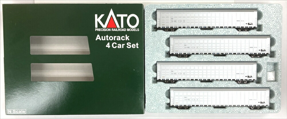 【中古】Nゲージ KATO(カトー) 106-5509 <br>オートラック カナディアン・ナショナル 4両セット <br>【A´】 <br>※外箱若干傷み