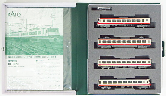 【中古】Nゲージ KATO(カトー) 10-1323 西武鉄道 5000系「レッドアロー」初期形 4両セット 【A&acute;】 スリーブ傷み｜ホビーランドぽち　店
