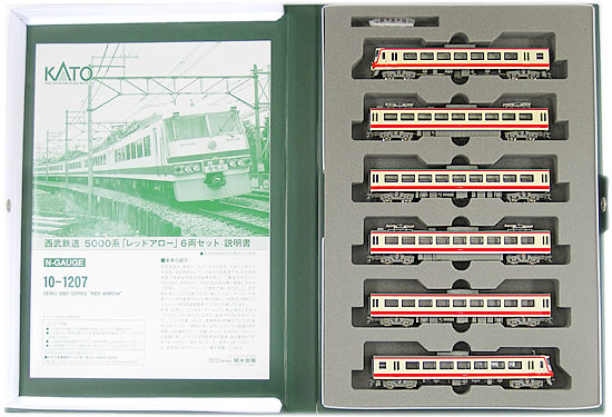 【中古】Nゲージ KATO(カトー) 10-1207 西武鉄道 5000系「レッドアロー」6両セット 【A´】 スリーブ傷み