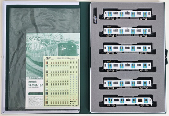 【中古】Nゲージ KATO(カトー) 10-1961+10-1962 西武鉄道40000系50番台 基本+増結 10両セット 【A&acute;】 外スリーブ傷み｜ホビーランドぽち　店
