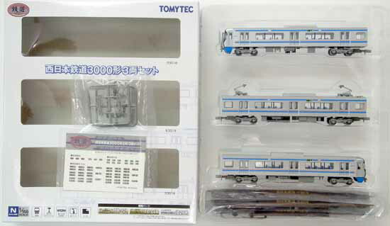 【中古】ジオコレ TOMYTEC(トミーテック)  <br>(817-819) 鉄道コレクション 西日本鉄道 3000形 3両セット <br>【A´】 <br>外箱傷み ※メーカー出荷時からの塗装ムラ等はご容赦ください