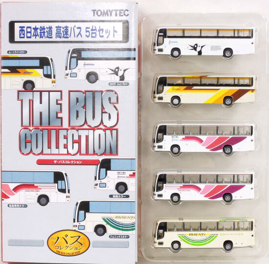 【中古】ジオコレ TOMYTEC(トミーテック)  <br>(N026-N030) ザ・バスコレクション 西日本鉄道高速バス 5台 セット <br>【A´】 <br>外箱多少傷み、メーカー出荷時の塗装ムラ等はご容赦下さい