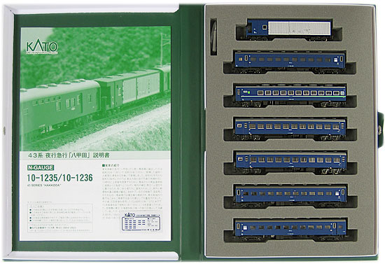 【中古】Nゲージ KATO(カトー) 10-1235 <br>43系 夜行急行「八甲田」7両基本セット <br>【A】