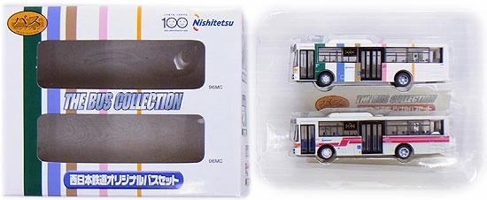 【中古】ジオコレ TOMYTEC(トミーテック)  <br>(K044-K045) ザ・バスコレクション 創立100周年記念 西日本鉄道オリジナルバスセット2台 セット <br>【A´】 <br>外箱傷み ※メーカー出荷時からの塗装ムラ等はご容赦ください