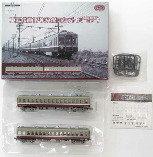 【中古】ジオコレ TOMYTEC(トミーテック) (K338-K339) 鉄道コレクション 東武鉄道1700系 2両セットB (冷房搭載当初) 【A】 メーカー出荷時からの微細な塗装ムラ等はご容赦下さい。