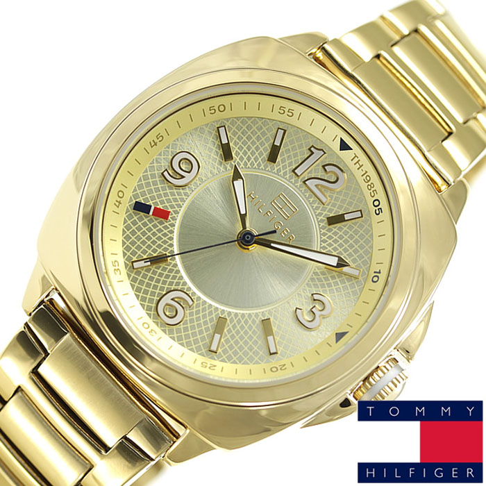 【楽天市場】[あす楽]トミーヒルフィガー 腕時計 Tommy Hilfiger 時計 メンズ レディース ゴールド 1781340