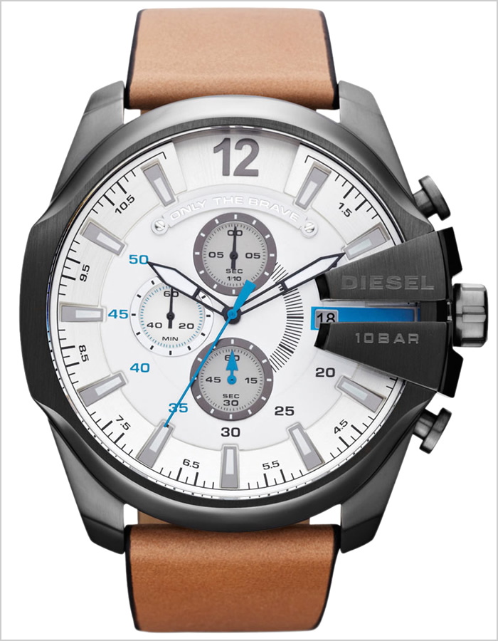 【楽天市場】[当日出荷] ディーゼル 腕時計 DIESEL 時計 メガチーフ Mega Chief メンズ レディース ホワイト DZ4280
