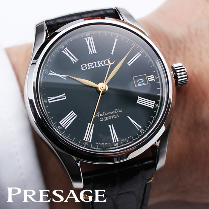 【楽天市場】[延長保証対象]セイコー プレザージュ 腕時計 SEIKO PRESAGE 時計 プレサージュ 腕時計 メンズ ブラック