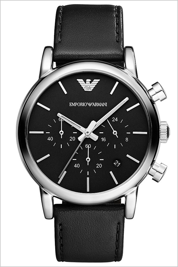 【楽天市場】エンポリオアルマーニ 時計 EMPORIO ARMANI アルマーニ時計 アルマーニ ルイージ Luigi メンズ ブラック