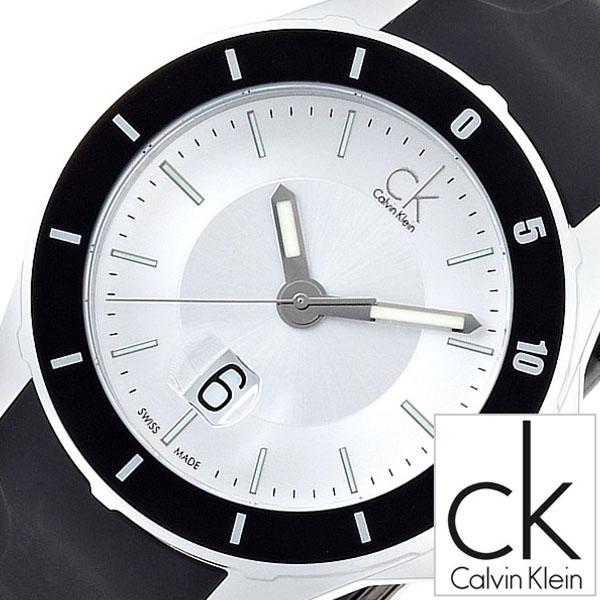 【楽天市場】カルバンクライン 腕時計 Calvin Klein 時計 プレイ Play メンズ シルバー K2W21XD6 ラバー ベルト