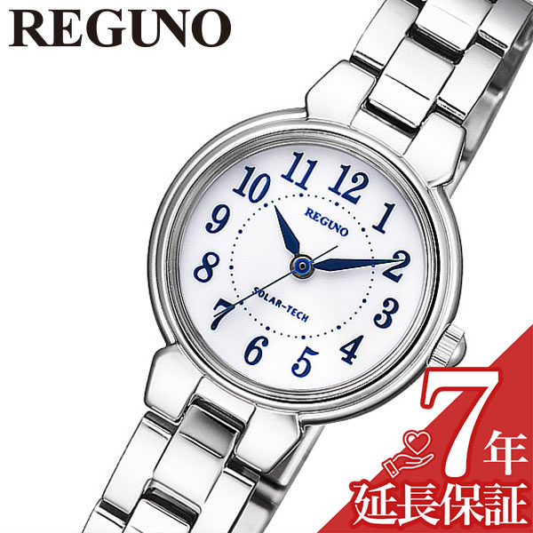 [延長保証対象][正規品]シチズン腕時計 CITIZEN時計 シチズン 時計 レグノ REGUNO レディース ホワイト KP1-012-11 メタル ベルト ソーラー テック ブレス ウォッチ シルバー ブルー プレゼント ギフト 旅行 観光 遠足