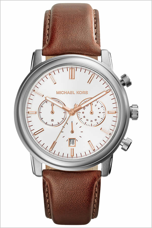 michael kors watch leather belt