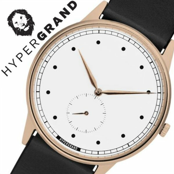 ハイパーグランド 腕時計 HYPERGRAND 時計 ハイパー グランド HYPER GRAND シグネチャー クラシックレザー SIGNATURE CLASSIC LEATHER メンズ レディース ホワイト CWSGRWBLK カジュアル ファッション シンガポール