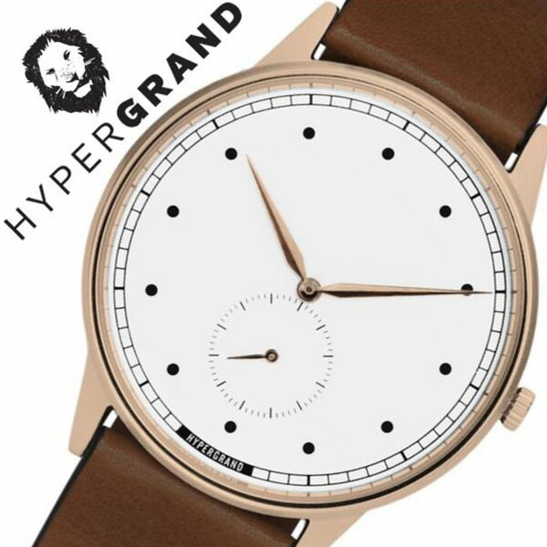 ハイパーグランド 腕時計 HYPERGRAND 時計 ハイパー グランド HYPER GRAND シグネチャー クラシックレザー SIGNATURE CLASSIC LEATHER メンズ レディース ホワイト CWSGRWBRW カジュアル ファッション