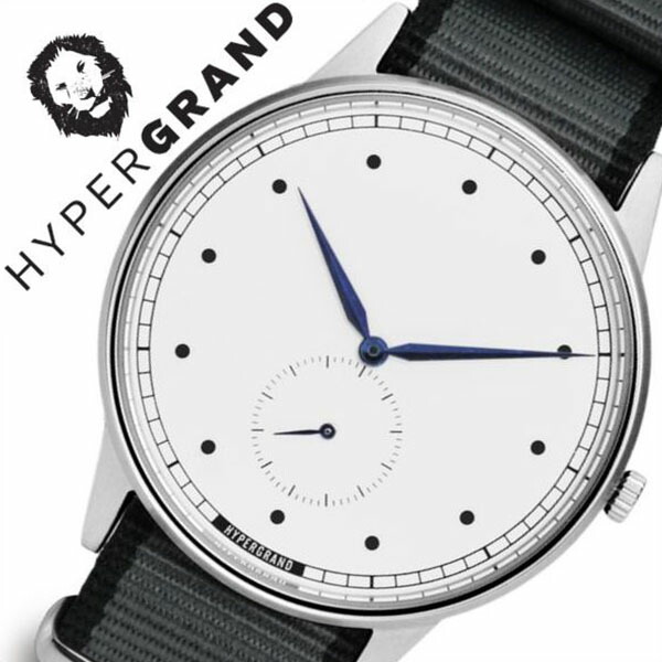 ハイパーグランド 腕時計 HYPERGRAND 時計 ハイパー グランド HYPER GRAND シグネチャー ナトー NATO メンズ レディース ホワイト NWSGSWGREY カジュアル ファッション オシャレ シンガポール