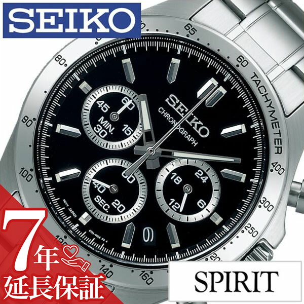 SEIKO 腕時計 SBTR013 SPIRIT BLACK/SILVER【クォーツ】Men's SEIKO セイコー 腕時計 SBTR013 SPIRIT BLACK/SILVER Men's