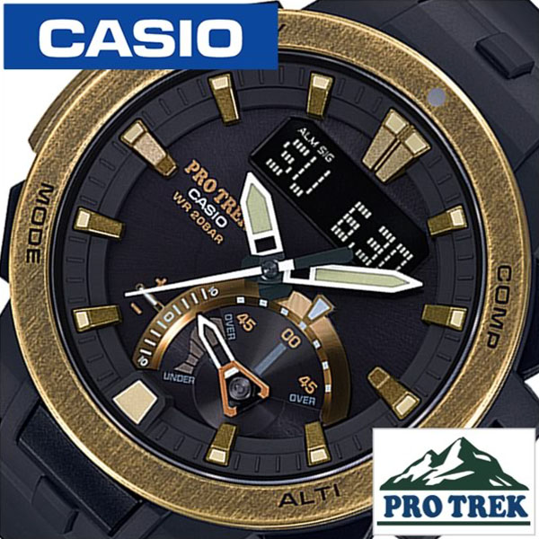【楽天市場】[延長保証対象]カシオ 腕時計 CASIO 時計 プロトレック ヴィンテージ ゴールド カラー PRO TREK Vintage