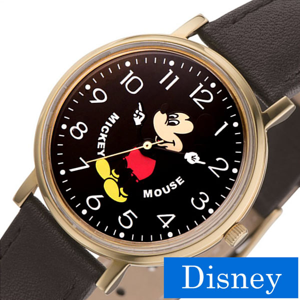 ディズニー ミッキーマウス ウォッチ 腕時計 Disney Mickey Mouse Watch 時計 ディズニー ミッキーマウス ウォッチ ミッキー ウォッチ レディース メンズ ブラック M34 Bk Bk ペアウォッチ 人気 おしゃれ レザー 革 プレゼント ギフト ホワイトデー 1ページ ｇ