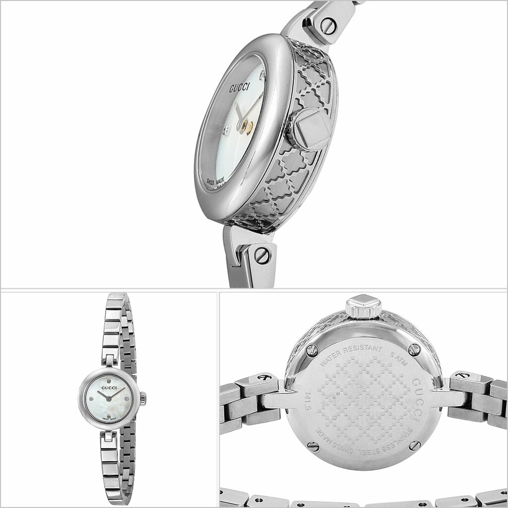【楽天市場】グッチ 腕時計 GUCCI 時計 グッチ 時計 GUCCI 腕時計 ディアマンティッシマ DIAMANTISSIMA レディース ホワイト YA141503 新作 人気 ブランド