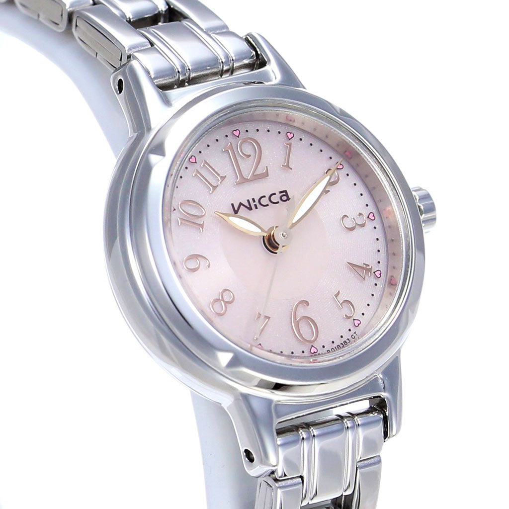 高い素材 延長保証対象 シチズンウィッカ 腕時計 Citizenwicca 時計 シチズン ウィッカ 時計 Citizen Wicca 腕時計 レディース ピンク Kh9 914 91 防水 人気 ブランド ソーラー かわいい メタル シルバー プレゼント ギフト 新生活 安いそれに目立つ Www