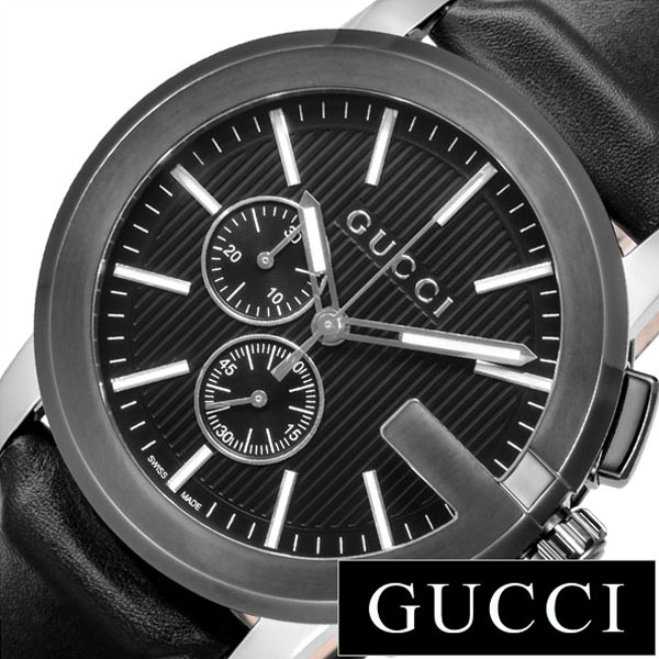 【楽天市場】グッチ 腕時計 GUCCI 時計 グッチ 時計 GUCCI 腕時計 Gクロノ G-CHRONO メンズ/ブラック YA101205