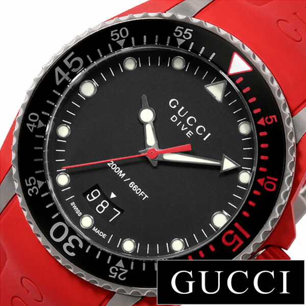 楽天市場 グッチ 腕時計 Gucci 時計 グッチ 時計 Gucci 腕時計 ダイヴ Dive メンズ ブラック Ya 人気 イタリア ブランド 高級 革 レザー 防水 ダイバーズ ダイブ おすすめ ファッション プレゼント ギフト 新生活 腕時計 専門店ハイブリッドスタイル