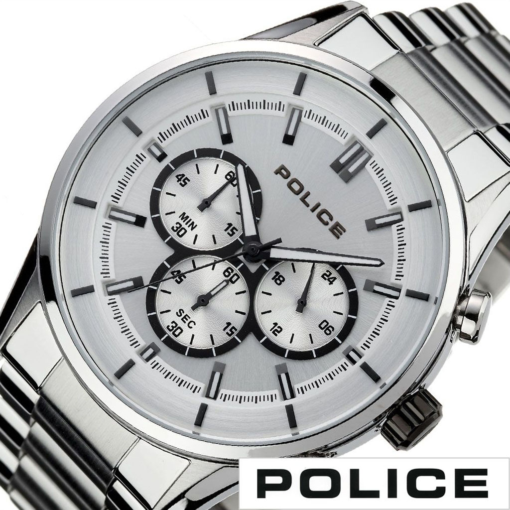 【楽天市場】【延長保証対象】ポリス 腕時計 POLICE 時計 POLICE 腕時計 ポリス 時計 ラッシュ RUSH メンズ腕時計 ホワイト