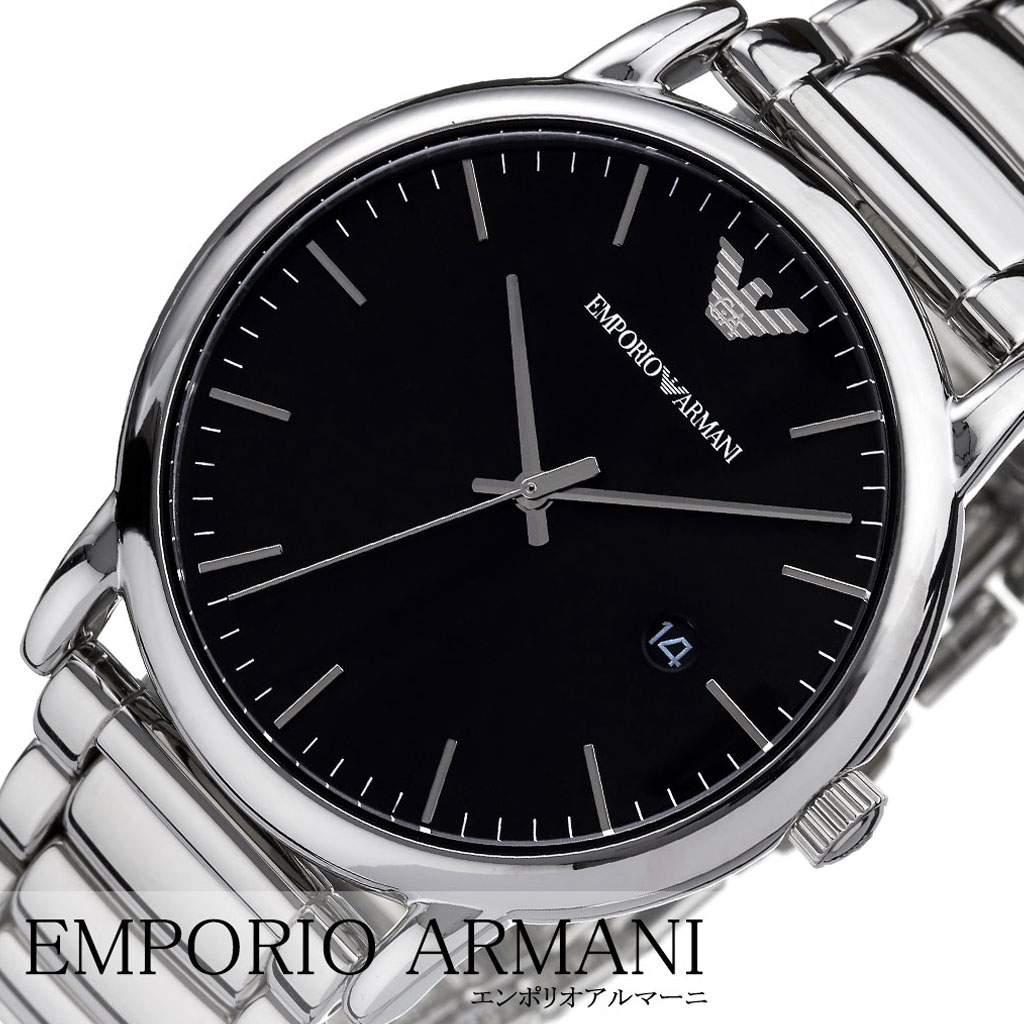 【楽天市場】EMPORIO ARMANI 腕時計 エンポリオ アルマーニ エンポリ メンズ腕時計 ブラック AR2499 ブランド 時計 EA ...