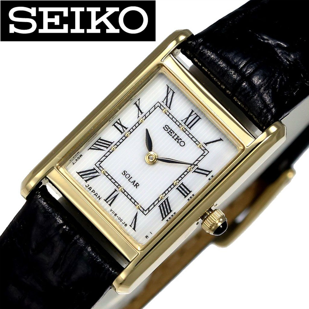 楽天市場 当日出荷 セイコー 腕時計 Seiko 時計 Seiko 腕時計 セイコー 時計 レディース腕時計 ホワイト Seikow Sup250 海外 限定 ブランド シンプル 上品 かわいい 軽い 防水 フォーマル ソーラー ブラック レザー 革 Solawat プレゼント ギフト 新生活