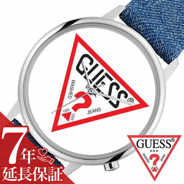 新品未使用　GUESS ホワイト編み込みベルト 時計 楽天市場】ゲス 腕時計 GUESS 時計 ハリウッド Hollywood ユニ