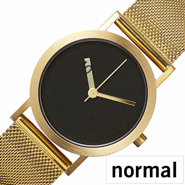 ノーマルタイムピーシーズ 腕時計 normal TIMEPIECES 時計 エクストラノーマル EXTRA レディース ブラック NML020082 北欧 デザイン デザイナーズ ミニマル シンプル 個性的 ステンレス メタル ベルト プレゼント ギフト