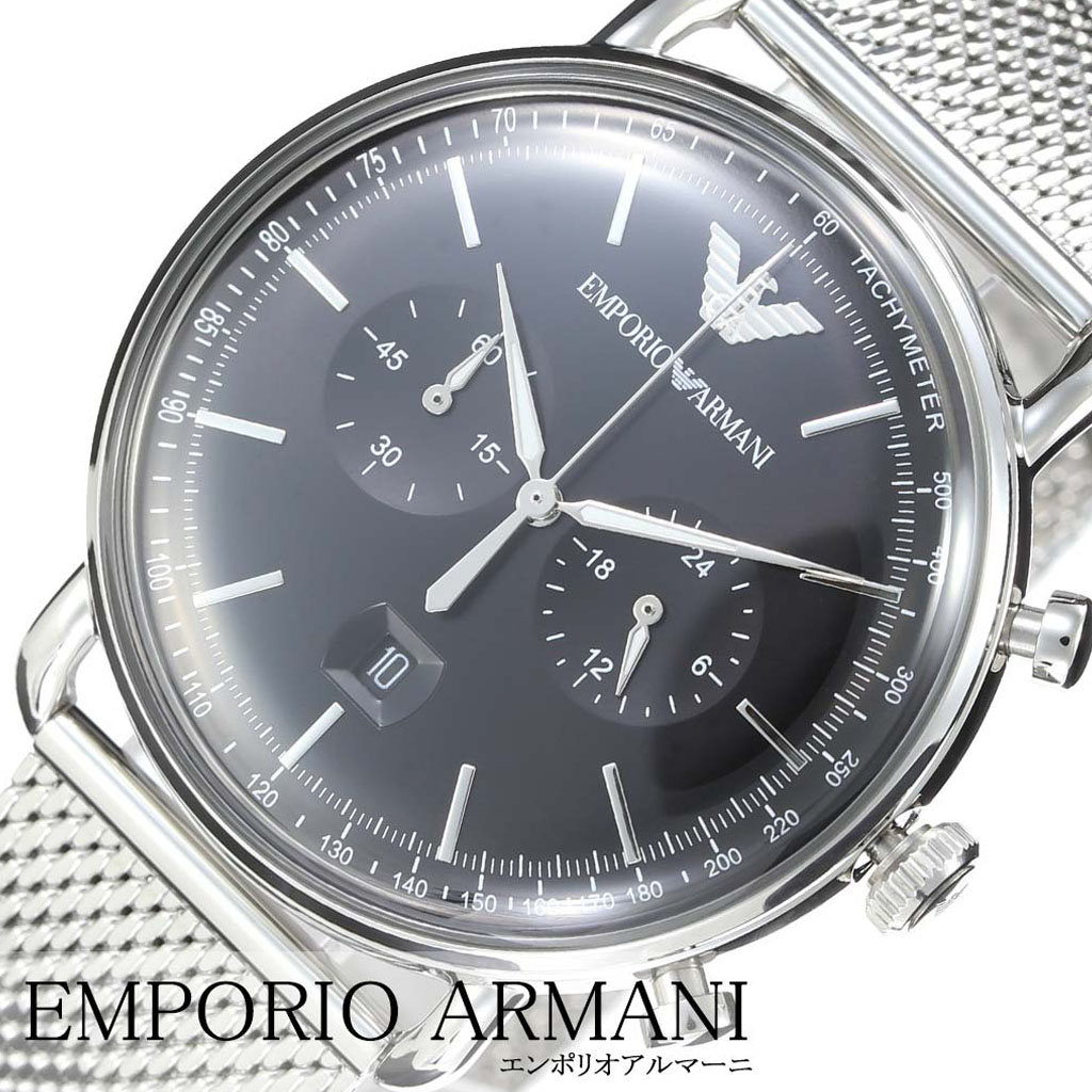 【楽天市場】エンポリオアルマーニ 腕時計 EMPORIOARMANI 時計 メンズ ブラック AR11104 メンズ腕時計 腕時計メンズ