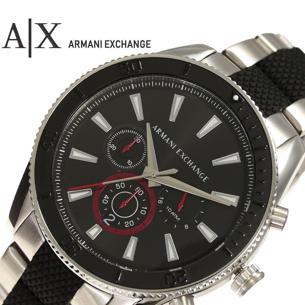 【楽天市場】[当日出荷] アルマーニ エクスチェンジ 腕時計 ARMANI EXCHANGE 時計 メンズ 腕時計 ブラック AX1813
