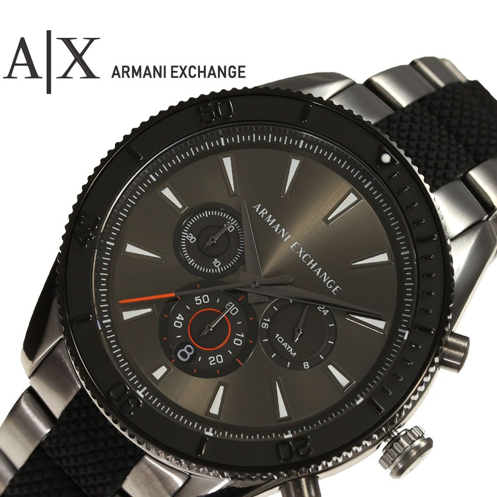 【楽天市場】アルマーニ エクスチェンジ 腕時計 ARMANI EXCHANGE 時計 メンズ 腕時計 ブラック AX1816 人気 ブランド ...