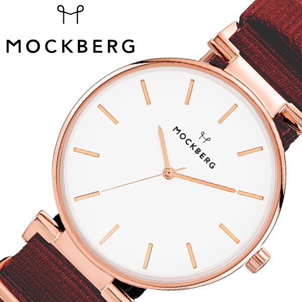 モックバーグ 腕時計 MOCKBERG 時計 Modest レディース ホワイト MO614 正規品 人気 ブランド 女性用 彼女 妻 嫁 上品 かわいい 薄型 アクセサリー シンプル ローズゴールド プレゼント ギフト
