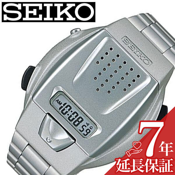 セイコー 腕時計 SEIKO 時計 音声探知時計 ユニセックス メンズ レディース シルバー SBJS001 人気 ブランド おすすめ 正規品 アラーム ストップウォッチ 音声 音声ガイダンス 音声読み上げ 盲人 祖母 祖父 プレゼント ギフト
