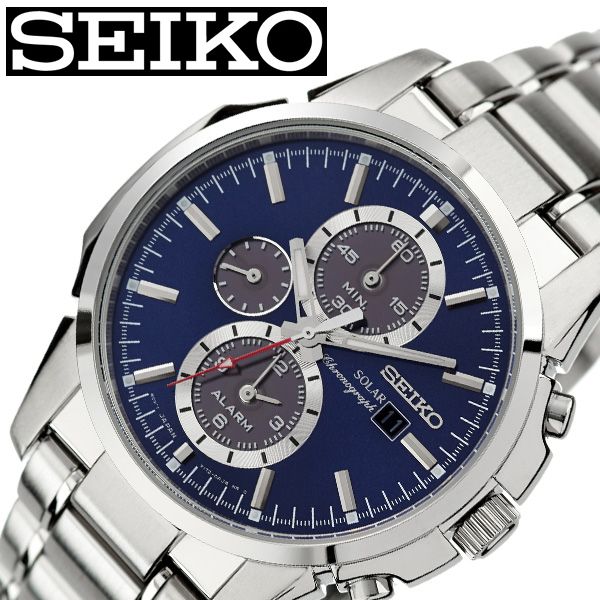 信頼 楽天市場 セイコー 腕時計 Seiko 時計 メンズ ブルー Ssc085p1 人気 ブランド おすすめ 防水 ソーラー ステンレス ベルト メタル カレンダー クロノグラフ 逆輸入 限定 社会人 スーツ 仕事 ビジネス かっこいい 上品 プレゼント ギフト 新生活 母の日 腕時計専門