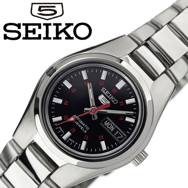 海外正規品 1 151円引き セイコー 腕時計 Seiko 時計 セイコーファイブ Seiko5 レディース 腕時計 ブラック Symc27k1 人気 ブランド おすすめ 防水 ステンレス ベルト カレンダー 逆輸入 限定 社会人 仕事 スーツ 彼女 妻 大人 上品 プレゼント ギフト