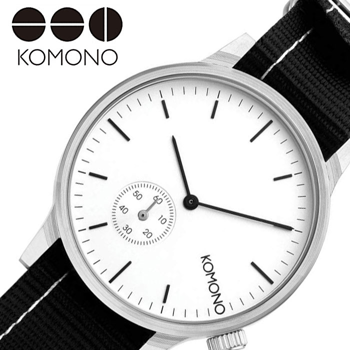 コモノ 腕時計 KOMONO 時計 ウィンストン サブス WINSTON SUBS レディース ホワイト KOM-W2275 人気 ブランド おすすめ ファッション カジュアル おしゃれ 個性的 シンプル シック プレゼント ギフト