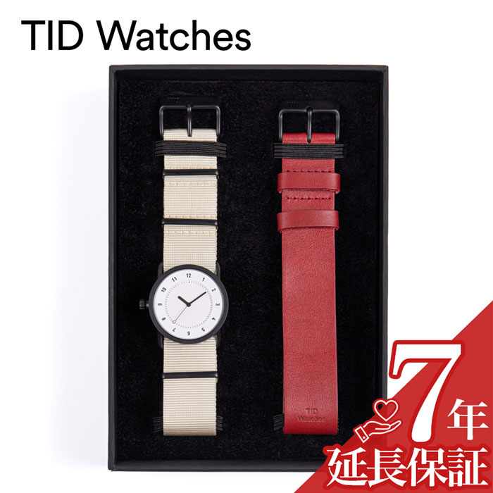 【最大2,871円引き】【10％OFF】 ティッドウォッチズ 腕時計 TID watches 時計 ホリデイセット Holiday Set メンズ レディース ホワイト 10300124HS 人気 ブランド ファッション おしゃれ かわいい 北欧 替えベルト 替えストラップ 革ベルト シンプル ギフト｜腕時計専門店ハイブリッドスタイル