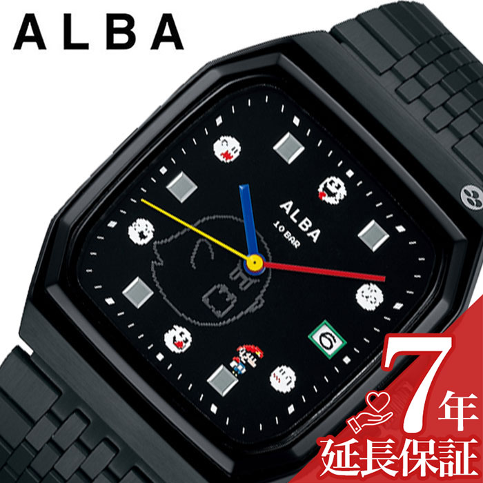 大放出セール メンズ腕時計 セイコー 腕時計 Seiko 時計 アルバ Alba メンズ ブラック Acck426 人気 ブランド カジュアル おしゃれ キャラクター ゲーム ファミコン スーパーマリオ マリオ レトロ レア プレゼント ギフト Www Tresor Gov Bf