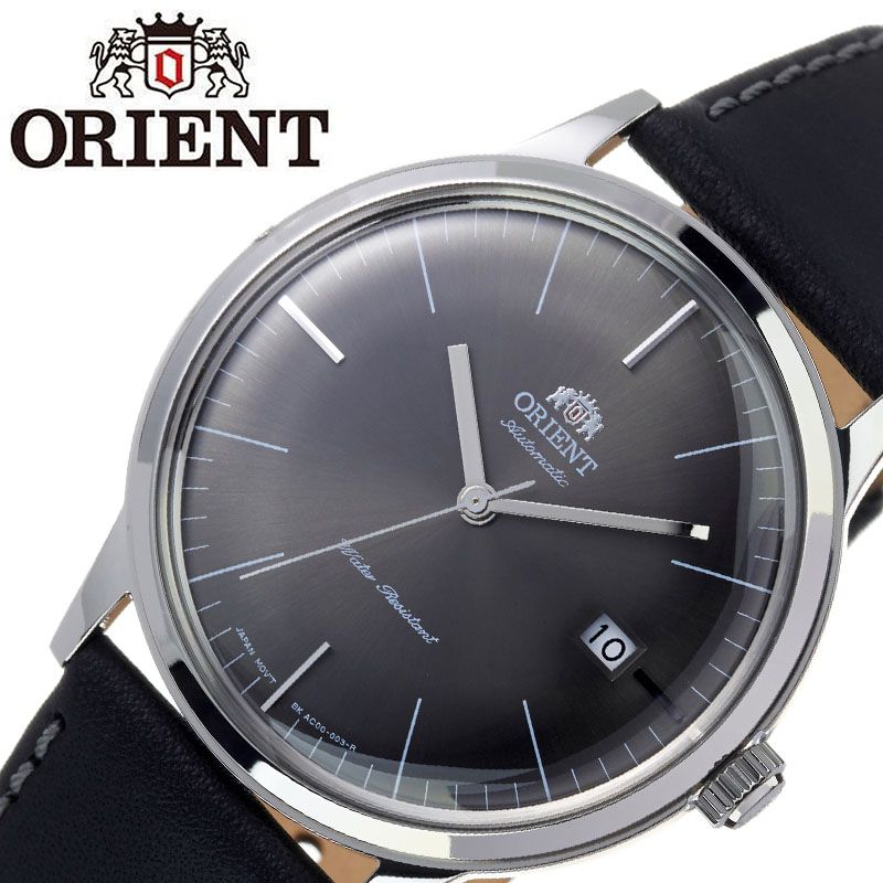 激安超安値 アンティーク調 レトロ 防水 海外モデル 人気 ブランド Orw Fac0000ca0 グレー メンズ Classic Bambino クラシック バンビーノ 時計 Orient 腕時計 オリエント オートマチック スーツ 仕事 ビジネス 革 レザーベルト 機械式 自動巻き Orw Fac0000ca0