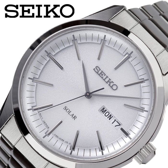 楽天市場 当日出荷 Seiko 腕時計 セイコー 時計 ソーラー メンズ 腕時計 ホワイト Sne523p1 人気 ブランド おすすめ 防水 逆輸入 社会人 スーツ フォーマル ビジネス おしゃれ カジュアル スタイリッシュ プレゼント ギフト 腕時計専門店ハイブリッドスタイル