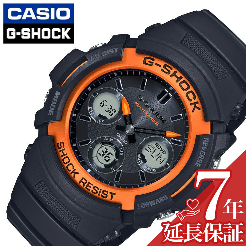 魅力的な Gショック 腕時計 カシオ 時計 ファイアー パッケージ G Shock Fire Package メンズ ブラック オレンジ Awg M100sf 1h4jr 人気 ブランド おすすめ スポーティー ブラック 黒 オレンジ 光沢 スタイリッシュ ワンポイント ファッション 高知インター店