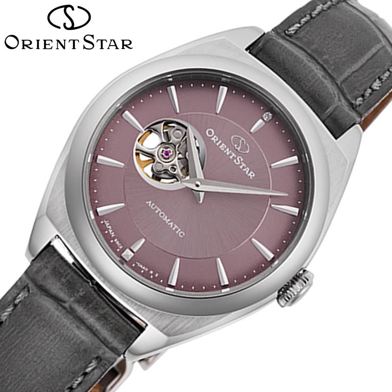 メーカー再生品 セミスケルトン コンテンポラリー オリエントスター 時計 オリエント 腕時計 Orient レディース ギフト プレゼント ラウンド 自動巻き スケルトン モダン おしゃれ ファッション カジュアル ビジネス スーツ 人気 ブランド 限定 正規品 Rk Nd0103n