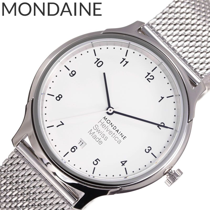 Mondaine Helvetica 腕時計　　モンディーン　クオーツ　デイト Mondaine Helvetica 腕時計 モンディーン クオーツ デイト