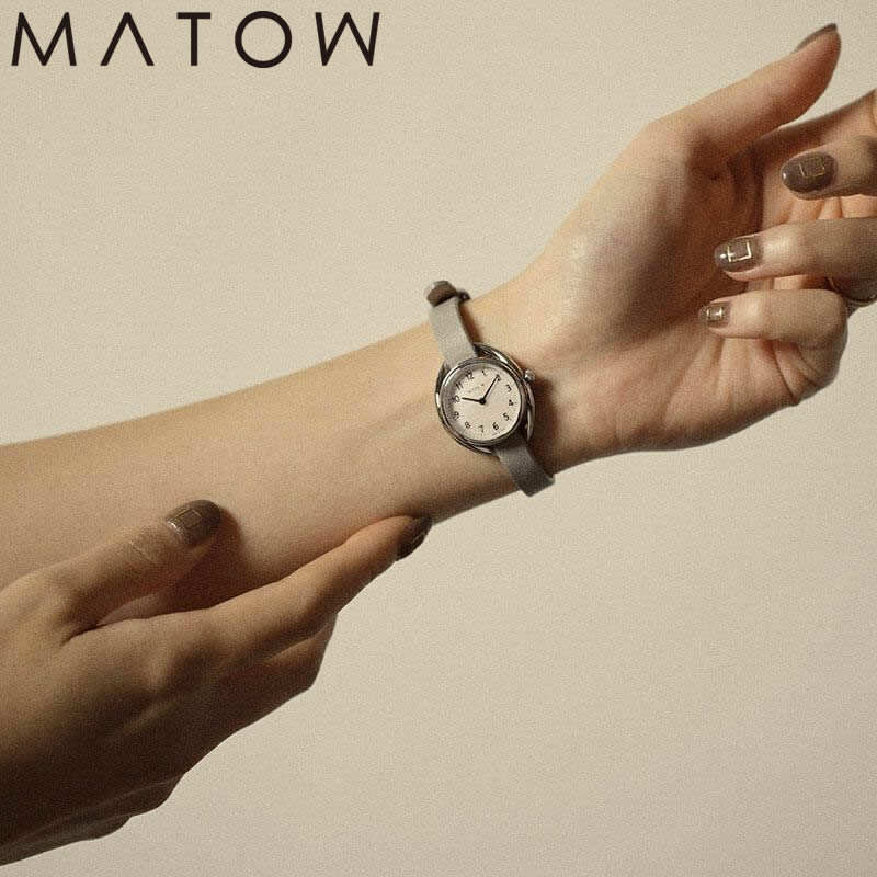 マトウ 腕時計 MATOW 時計 四季春 ShikiHARU レディース ホワイト MW001001GRYSS 新作 北欧 華奢 小さい アンティーク セレクトショップ かすみ草 gypsophila 人気 おすすめ おしゃれ ブランド プレゼント ギフト