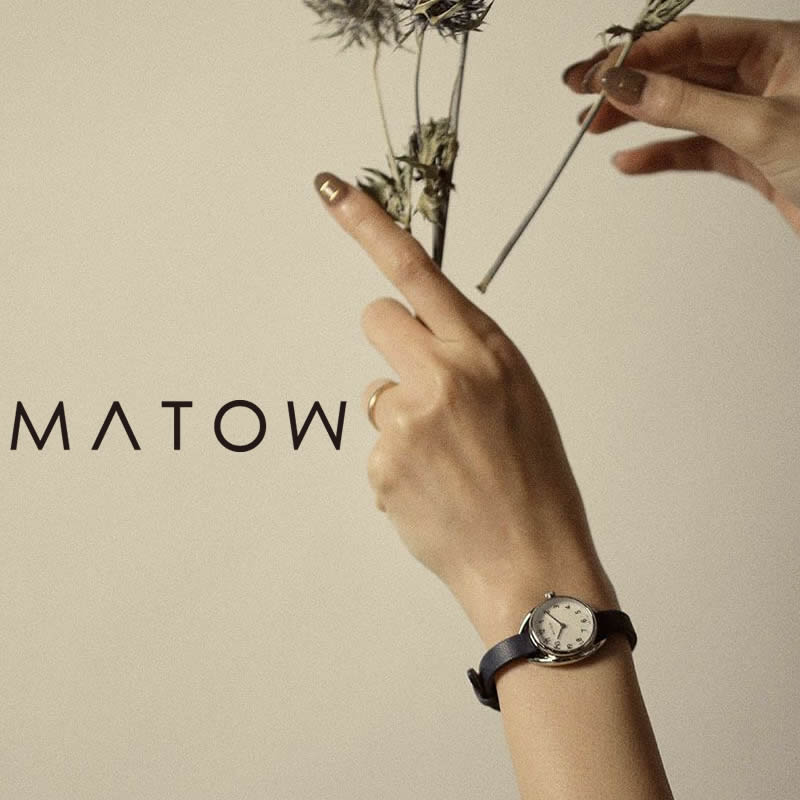 マトウ 腕時計 MATOW 時計 四季夏 ShikiNATSU レディース ホワイト MW001001NAVSS 新作 北欧 華奢 小さい アンティーク セレクトショップ エリンジューム erinjume 人気 おすすめ おしゃれ ブランド プレゼント ギフト