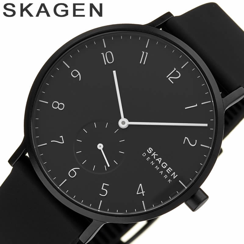 特売 スカーゲン 腕時計 Skagen 時計 アーレン ren メンズ 腕時計 ブラック Skw6544 人気 ラウンド アナログ シンプル カジュアル ブランド ファッション ギフト プレゼント 腕時計専門店ハイブリッドスタイル 希少 Www Faan Gov Ng